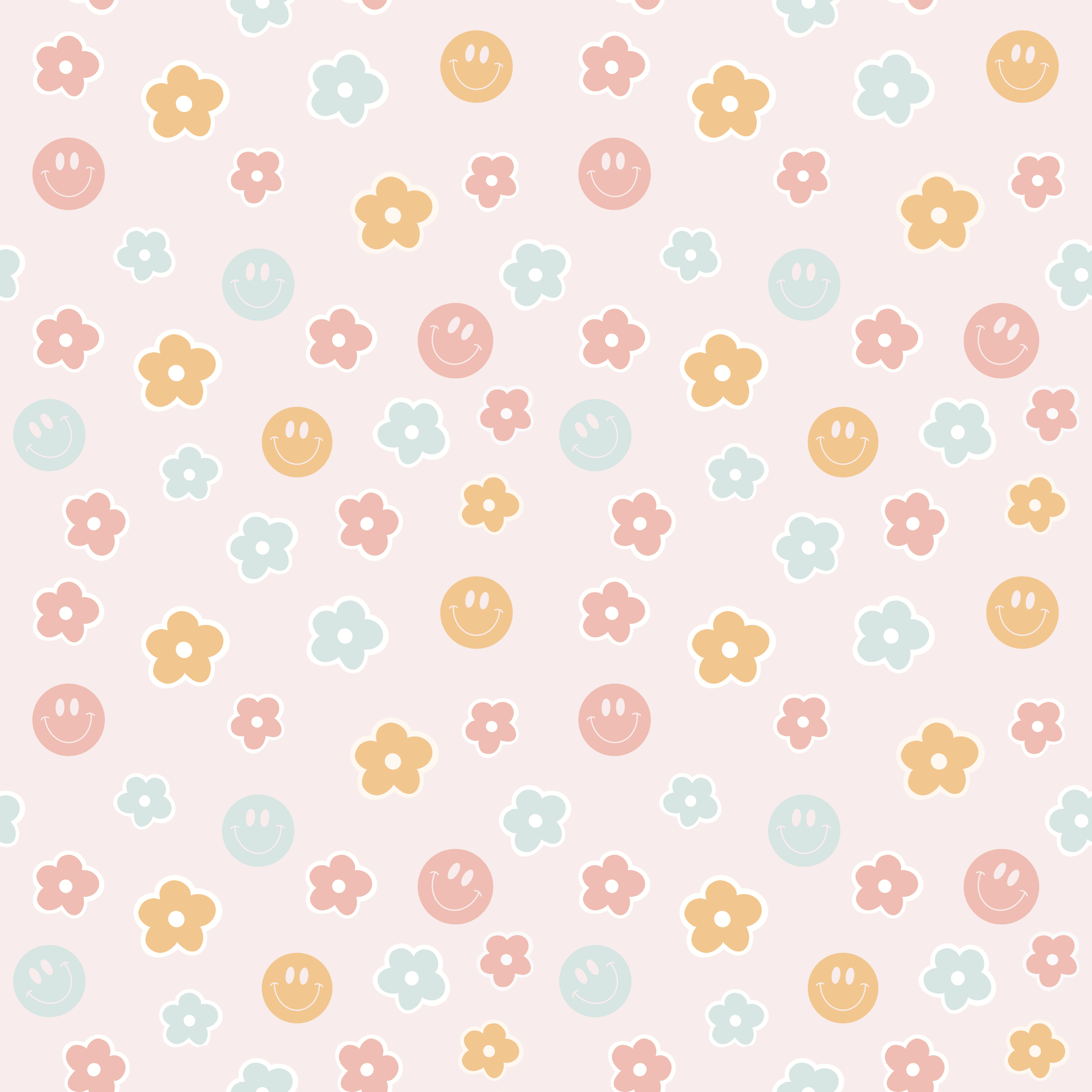 Image of Sourires et fleurs pastels