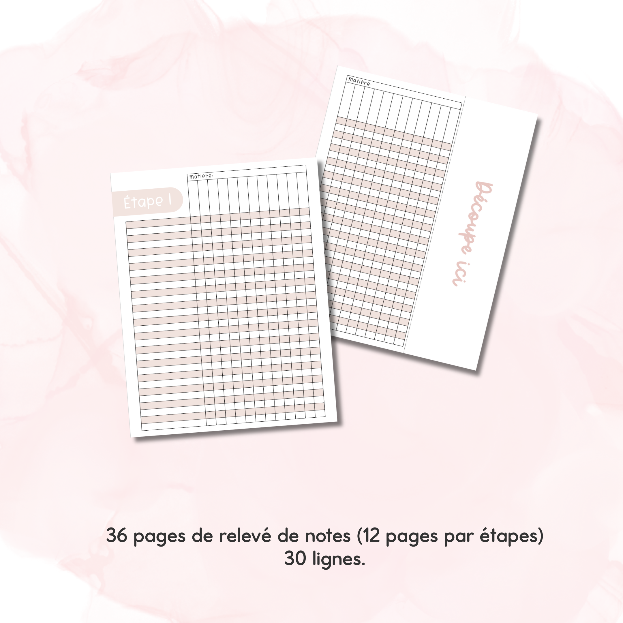 Image of Planificateurs PDF (7 cases) 2026-2027