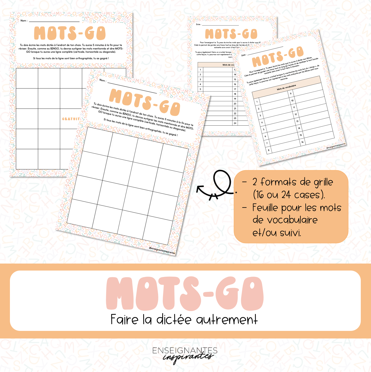 Mots-Go - Dictée